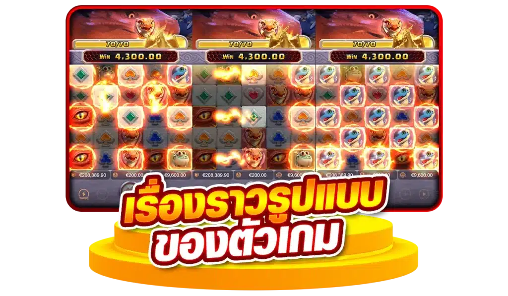 เรื่องราวรูปแบบของตัวเกม